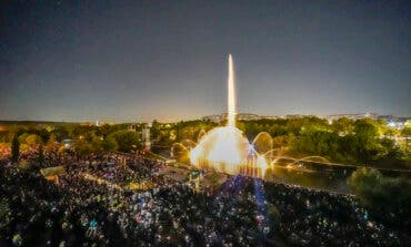 Agua, luz y sonido en las noches de verano del Parque Europa de Torrejón de Ardoz