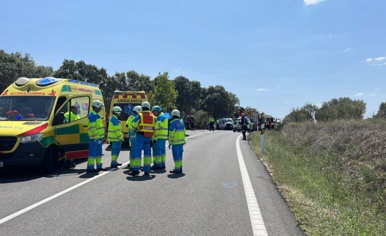 Un muerto y cuatro heridos en un accidente de tráfico en la M-507