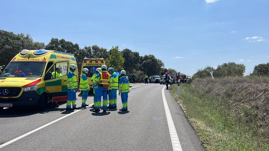 Un muerto y cuatro heridos en un accidente de tráfico en la M-507