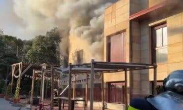 Muere una mujer de 40 años en el incendio de una residencia de Torrelodones