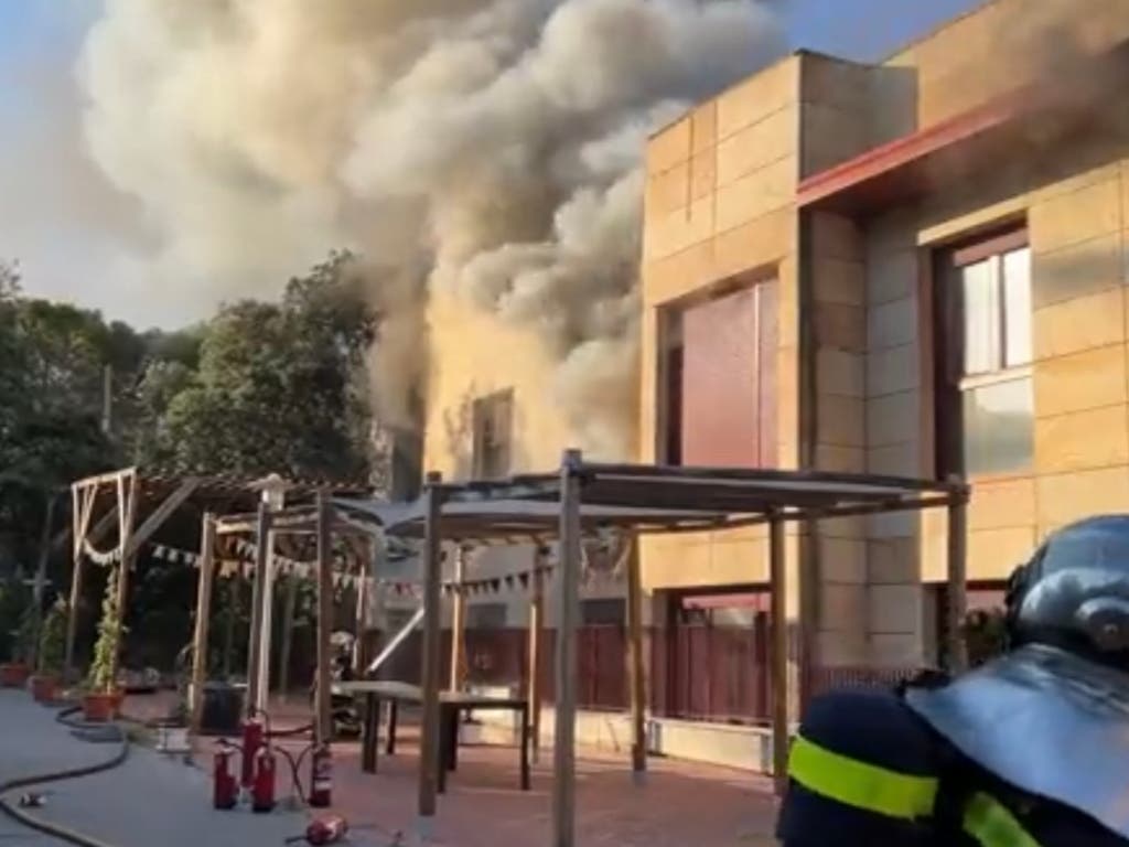 Muere una mujer de 40 años en el incendio de una residencia de Torrelodones