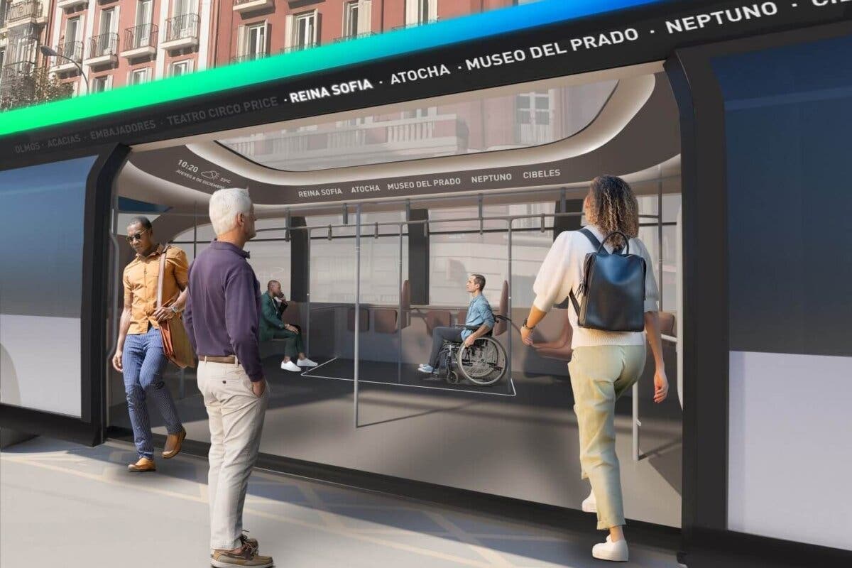 Madrid presenta Horizonte, el nuevo autobús futurista de la EMT para la próxima década 