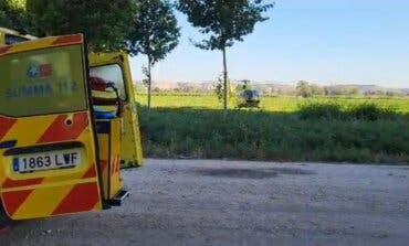 Dos mujeres en estado grave por un incendio en una infravivienda en Aranjuez