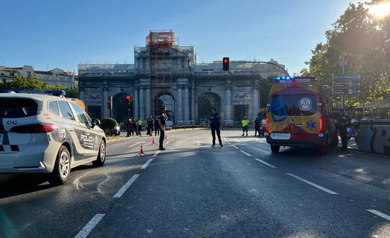Un conductor que atropelló a tres jóvenes ayer en Madrid dio positivo en alcohol