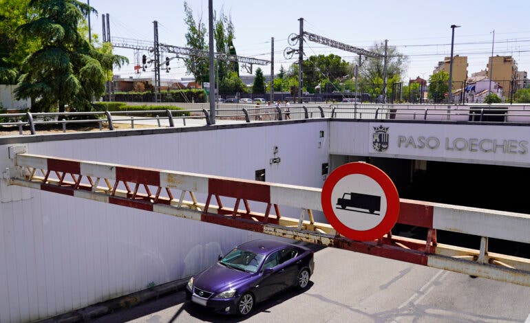 Torrejón cierra durante cinco días el paso subterráneo de la Carretera de Loeches por obras de reforma