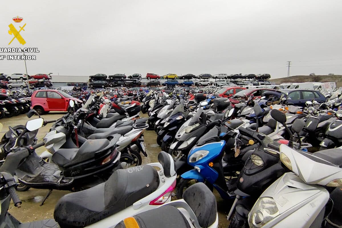 Madrid: Desarticulada una banda que vendía a otros países motos de segunda mano calificadas como residuos peligrosos