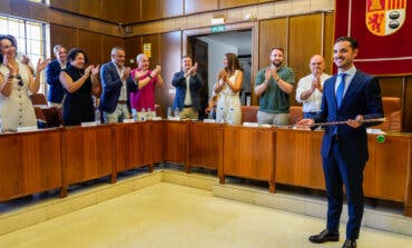 El nuevo alcalde de Torrejón, Alejandro Navarro, será padre de una niña