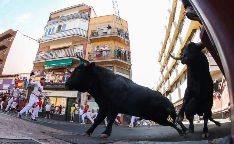 Seis atendidos por contusiones en el segundo encierro de Sanse, y esta noche, el encierro de El Farol 
