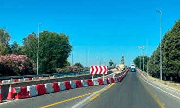 Torrejón: Continúan en agosto las restricciones al tráfico en la M-206, a la altura de la Avenida de la Luna