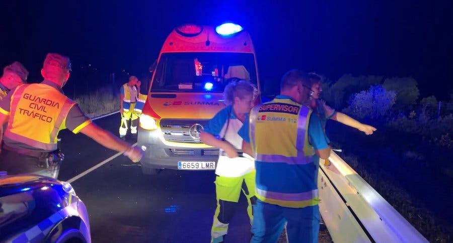 Muere un motorista de 45 años en un accidente en la M-523