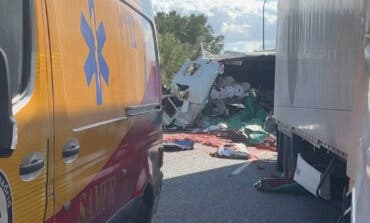 San Fernando de Henares: Muere un camionero en un accidente en la M-50