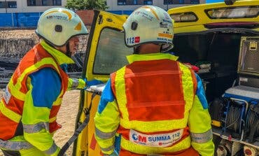 Herido grave un trabajador de 48 años tras caerle encima un palé de pladur en Getafe