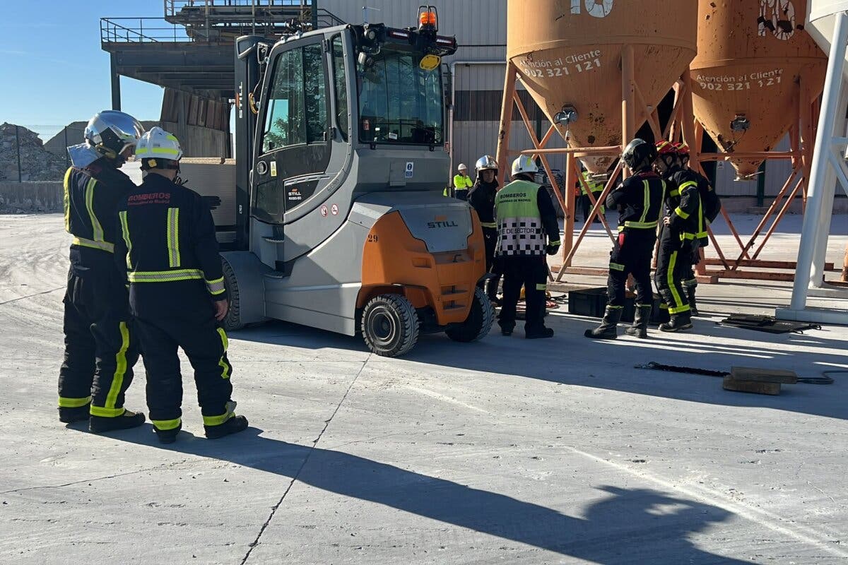 Muere un camionero de 70 años atropellado por una carretilla elevadora en Valdemoro