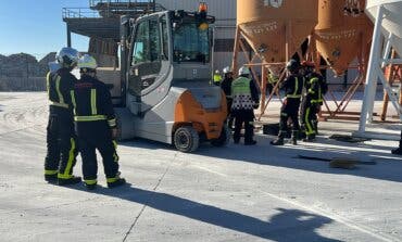 Muere un camionero de 70 años atropellado por una carretilla elevadora en Valdemoro