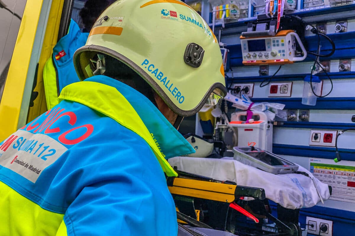 Muy grave un motorista tras sufrir un accidente en la M-629