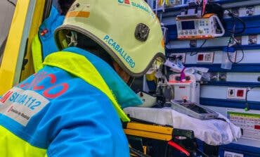 Muy grave un motorista tras sufrir un accidente en la M-629