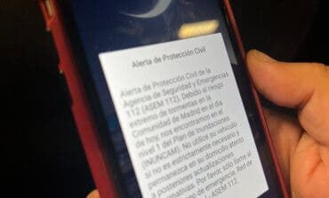 Todos los teléfonos ubicados en la Comunidad de Madrid reciben un mensaje de alerta por la tormenta