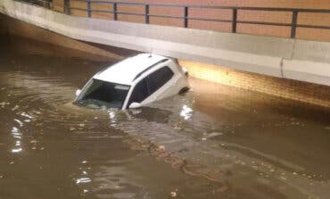 Alcalá de Henares: Las fuertes lluvias inundan túneles y la estación de La Garena