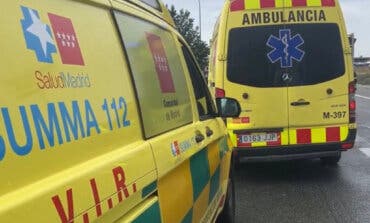 Tres heridos graves tras dar varias vueltas de campana en un accidente en la M-506, en el ramal de acceso a la A-4