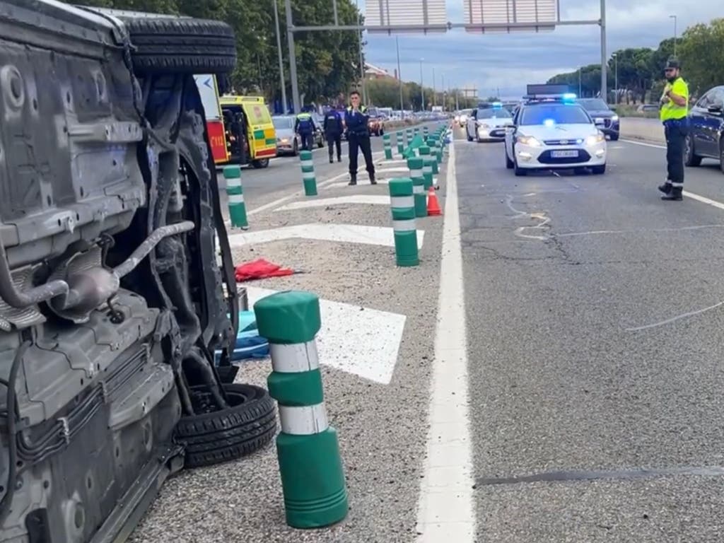 Dos mujeres heridas, una grave, tras dar varias vueltas de campana su coche en la M-503, en Pozuelo de Alarcón