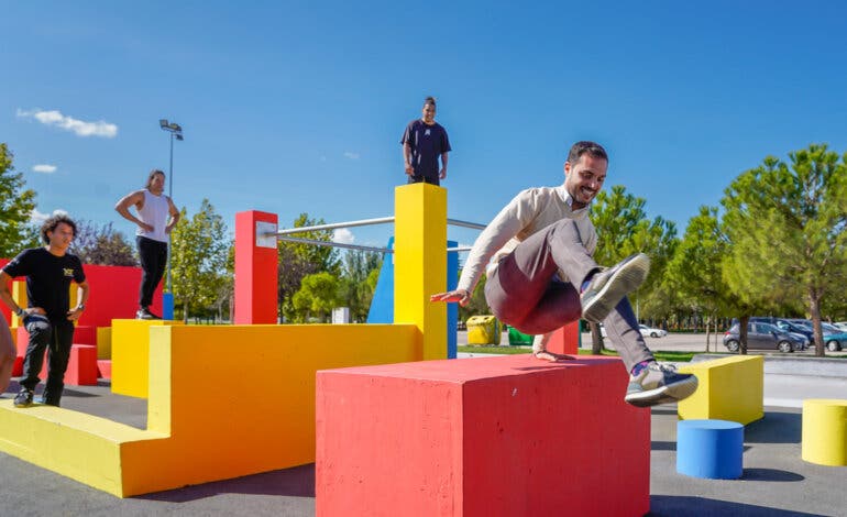 Torrejón de Ardoz presenta el primer circuito de parkour del Corredor del Henares