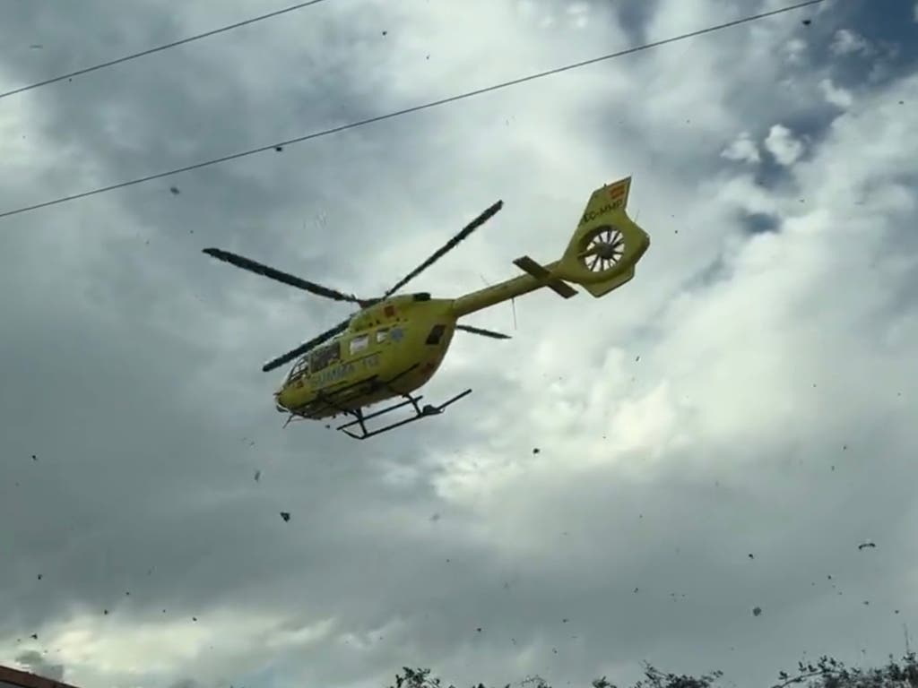 Seis heridos, uno muy grave, en una colisión entre tres vehículos en la M-618