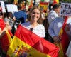 La alcaldesa de Alcalá participa en la manifestación en Madrid contra la amnistía