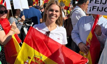 La alcaldesa de Alcalá participa en la manifestación en Madrid contra la amnistía
