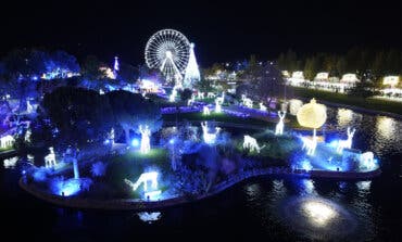 El lago del Parque Mágicas Navidades de Torrejón de Ardoz albergará una espectacular pista de hielo