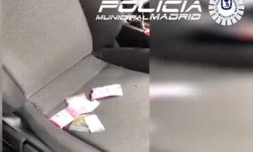 Madrid: Le paran por conducir hablando por teléfono y descubren que llevaba tusi, cocaína, marihuana y metanfetaminas