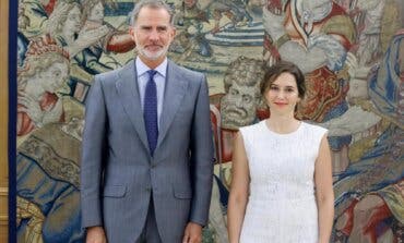 Ayuso traslada al Rey su preocupación por que la convivencia en España se rompa