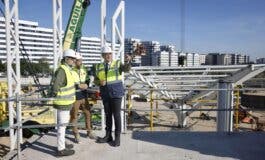 Avanza la construcción del intercambiador de transporte de Valdebebas que entrará en funcionamiento en 2024