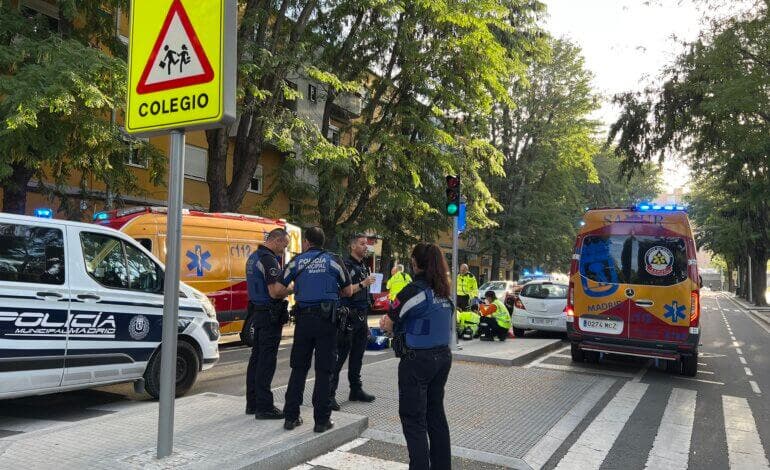 Madrid: Herido grave un hombre de 82 años tras ser atropellado en el Paseo de Yeserías
