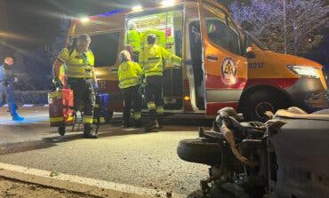 Madrid: Herido muy grave un motorista de 19 años en un accidente de tráfico a la altura de la M-23