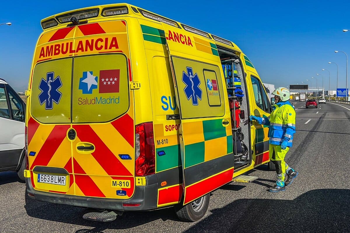 Muere un hombre en un accidente en la M-45, en San Fernando de Henares 