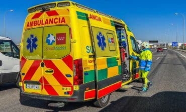 Muere un hombre en un accidente en la M-45, en San Fernando de Henares 