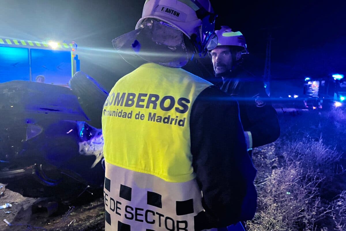 Dos heridos muy graves en un accidente de tráfico en la M-600, a su paso por Navalcarnero