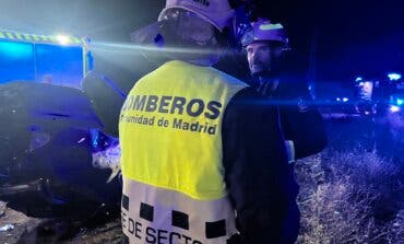 Dos heridos muy graves en un accidente de tráfico en la M-600, a su paso por Navalcarnero