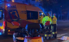 Herido un joven tras sufrir un accidente con una moto de alquiler en Madrid
