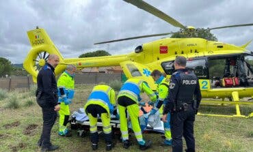 Herido grave un hombre de 70 años al caerse desde el techo de su casa en Navas del Rey