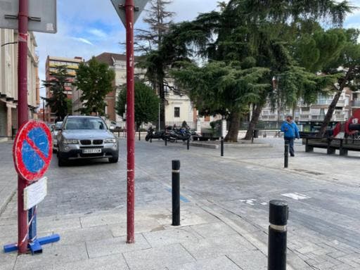El rodaje de una serie obliga a suprimir algunos aparcamientos en varias calles de Guadalajara