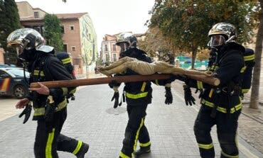 Así ha sido el simulacro de incendio en la Catedral Magistral de Alcalá de Henares
