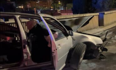 Cuatro jóvenes heridos, dos graves, en un accidente en Alcalá de Henares 