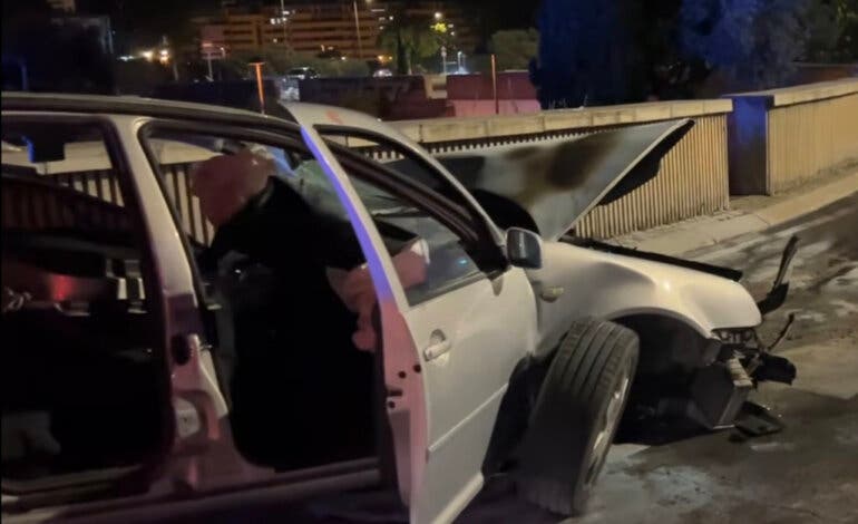Cuatro jóvenes heridos, dos graves, en un accidente en Alcalá de Henares 