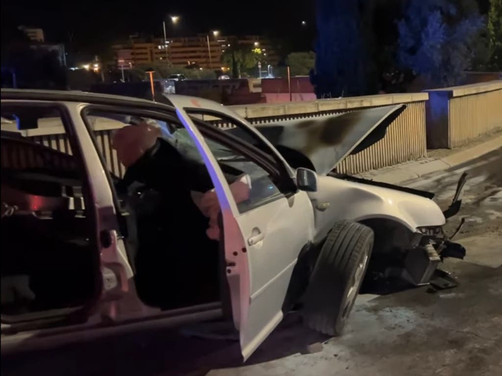 Cuatro jóvenes heridos, dos graves, en un accidente en Alcalá de Henares 