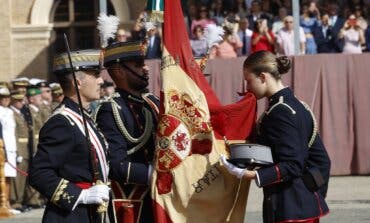 La princesa Leonor jura bandera y promete dar su vida por España