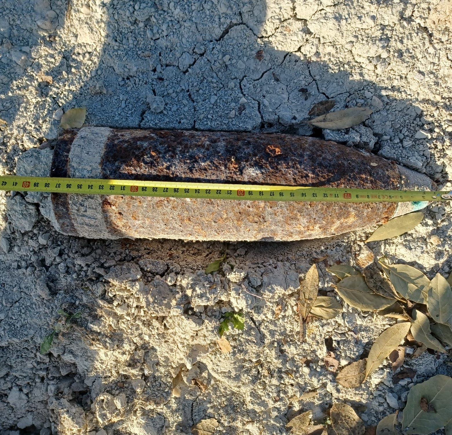 Desactivan un proyectil de la Guerra Civil localizado  en Guadalajara