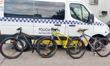 Recuperadas en Alcalá de Henares tres bicicletas valoradas en 1.800 euros