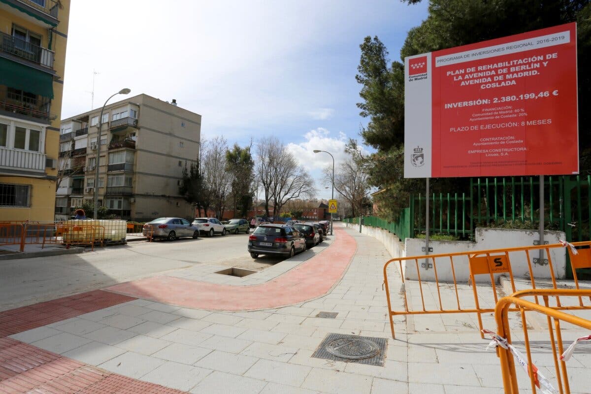 Coslada cortará por obras durante cuatro semanas la Avenida de Berlín 