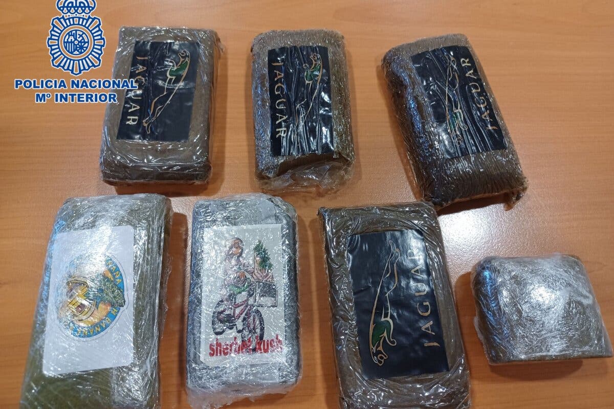 Un detenido en Alcalá de Henares con 600 gramos de hachís